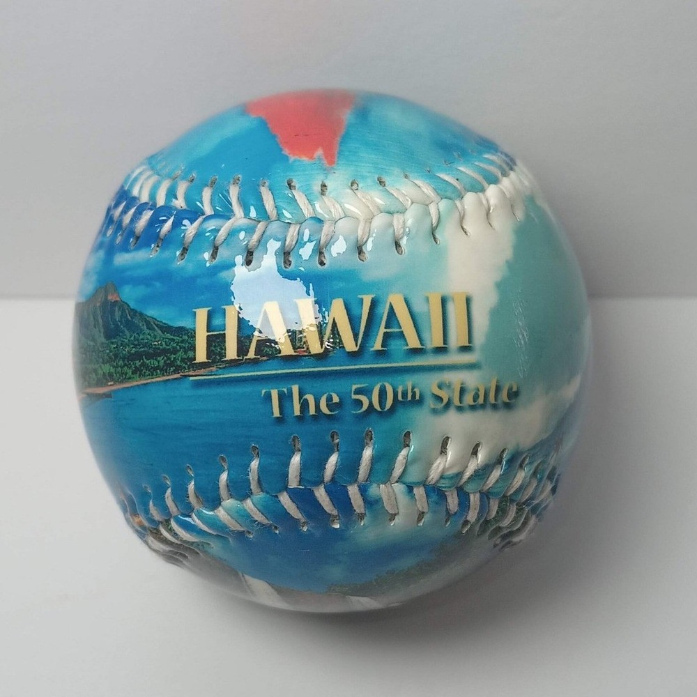 Hawaii The 50th State Scenic Souvenir Baseball The Islander Group 25902